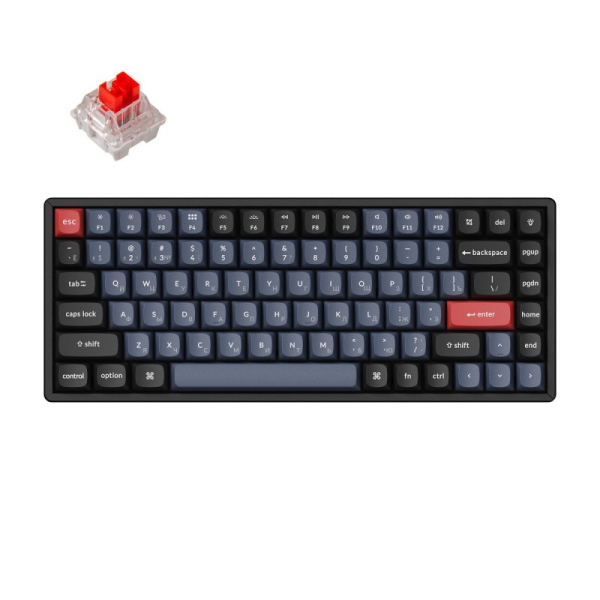Купить Беспроводная механическая клавиатура QMK Keychron K2 Pro, 84 клавиши, Hot-Swap, Keychron K pro Red Switch
